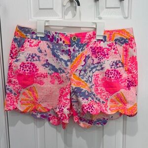 Lilly Pulitzer Vibrant Pink Floral Women's Shorts